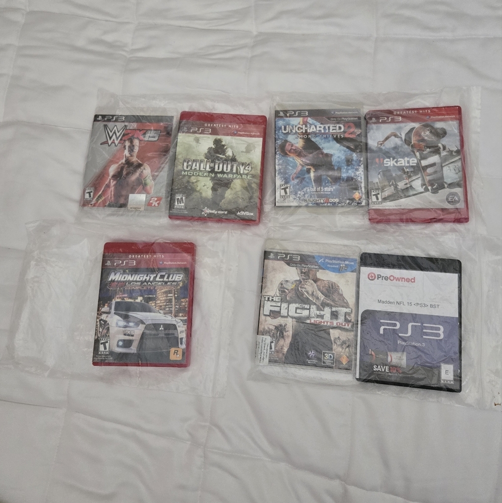 PS3 Video games
